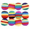 6/12/24Pcs Colorful Footbag Sacks Funny Kids Outdoor Toy Random Color Soft Juggling Balls  Beginner