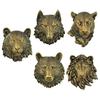 Realistic 3D Animal Head Wall Decoration Statues Farmhouse Room Bedroom Home Wall Decor Sculpture Style Interior Art Ornament