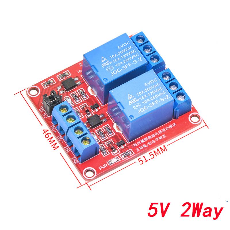1 2 4 6 8 Channel 5V 12V 24V Relay Module Board Shield with Optocoupler Support High and Low Level Trigger for Arduino