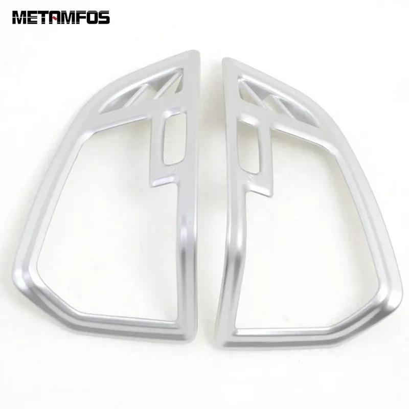Side Front Air Condition Vent Outlet Cover Trim For Ford Kuga Escape 2016 2017 2018  Carbon Fiber Accessories Car Styling