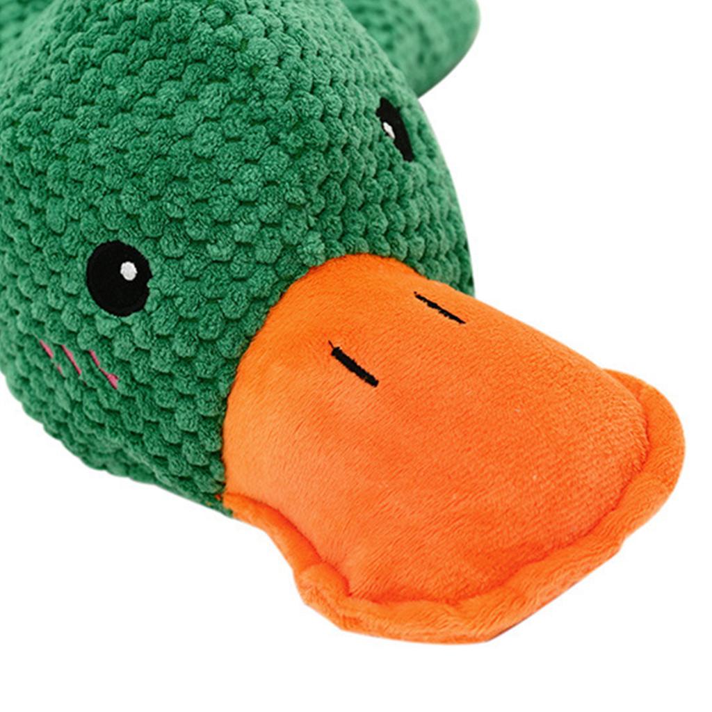 Dog Calming Plush Toy Multifunction Sound Making Duck Toy for Dog Interactive Entertainment Activities