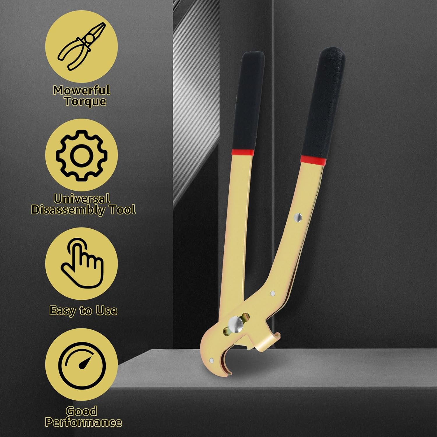 

Parking Brake Cable Pliers Removal Tool 14’’ Pliers for SUV s and Vans Metal SLY-10500 Cable Coupler Separate and Connect Tool for Vehicles (Not
