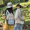 Lightweight Outdoor Mountaineering Bag Sports Versatile Backpack Women's Leisure Computer Bag Contrasting Color College Student Schoolbag Tide
