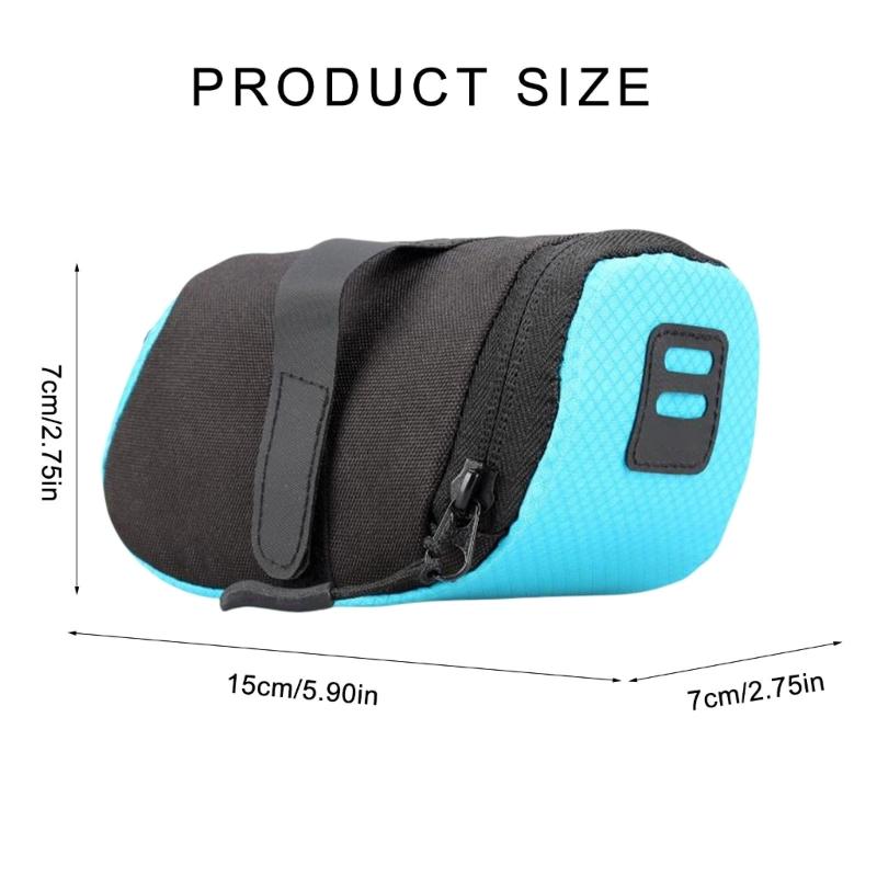 Hard Shell Bicycles Saddles Mount Bag Seats Bag Watertight Bicycles Saddles Bag for Bikes Rear Rack Bicycles Saddles Bag