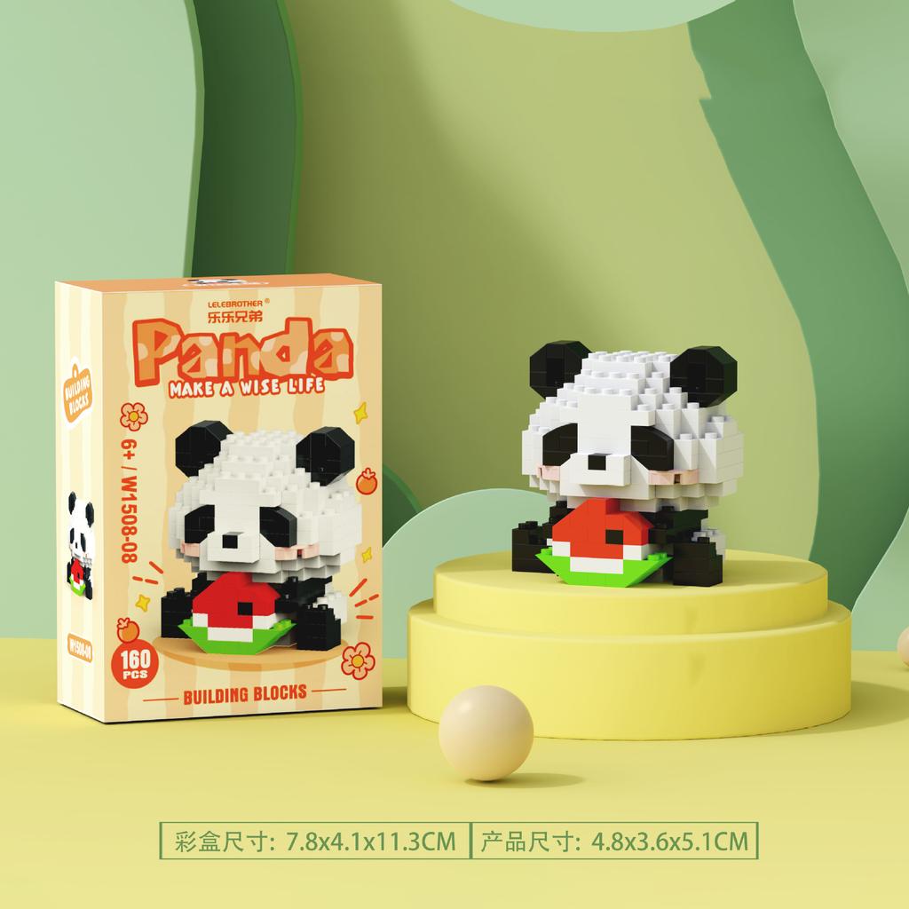 Panda Mikro Stavebnice Constructor Set Čínské Skládací Kostky Domácí Dekorace Hračka pro Děti 6 Až 12 Let Dívčí Sady Dárky