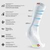 ALPINT MOUNTAIN Professional Marathon Running Socks for Men, Compression Socks, Long Tube Jump Rope Sports Socks