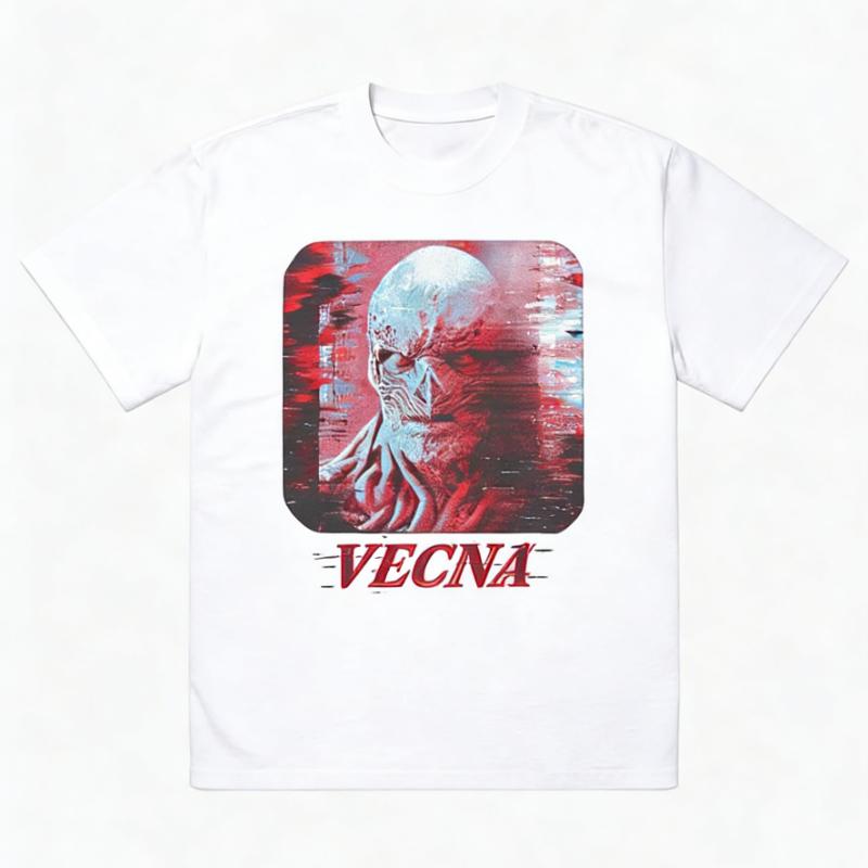 TV Drama Stranger Vecna 001 Henry Creel Graphics 100%Cotton Tshirt Unisex Vintage Fashion Short Sleeve Men's Shirt Streetwear