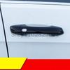 Black Chrome Car Door Handle Cover Trim Sticker Styling Accessories For Volkswagen VW Golf 6 MK6 Skoda SUPERB 2009-2013 2012