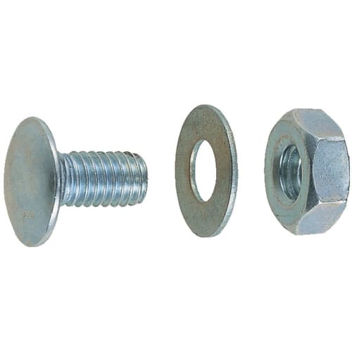 TRUSCO Lightweight Shelving Bolts and Nuts, M6 x 12mm, BN40