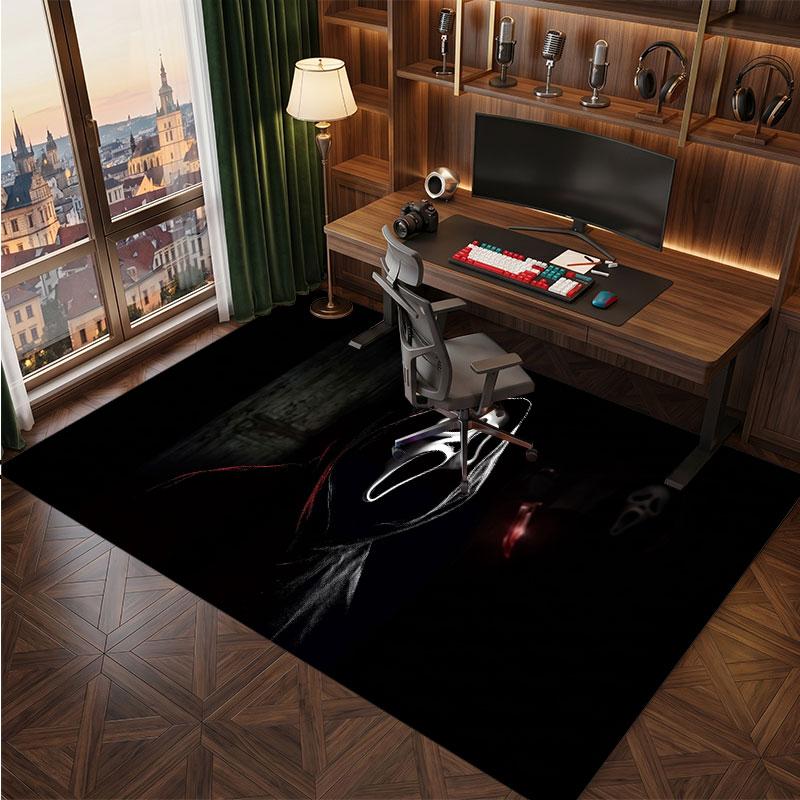 Scream Ghostface Rug Soft Thick Non Slip Floor Carpet for Bedroom Living Room Home Decor