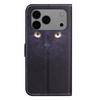 For iPhone 17 Pro Max Case Pattern Print PU Leather Wallet Phone Cover Cross Texture