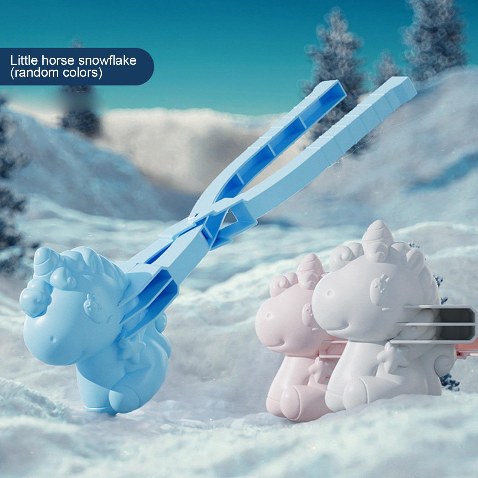 

Детский клип для снежков Снежный клип Маленькая любовь Утолщенная форма Детская зимняя игра Снежный инструмент Игра в снежки(Случайный цвет) One Size