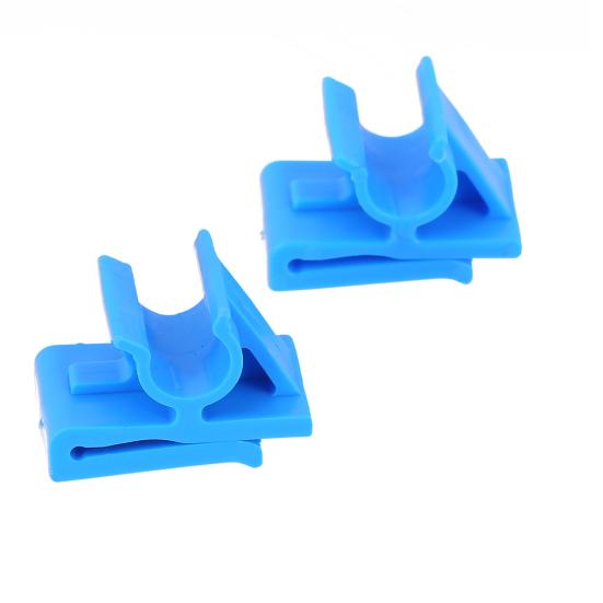 2Pcs Glove Box Clip Easy Installation Scratch-resistant Blue Lower Glove Box Bump Stop