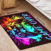 Gaming Elements Area Rug, Large Non Slip Polyester, Soft Protective Living Room Mat, Easy Clean Decor, Stylish Floor Carpet