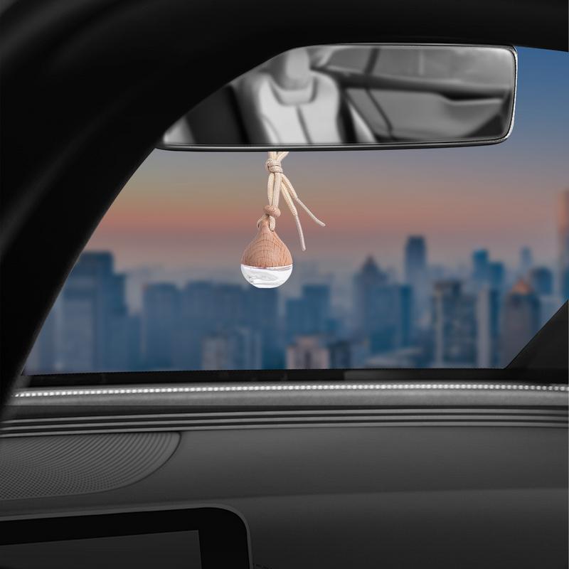 Auto Hängeparfüm Anhänger Flasche Duft Lufterfrischer Leere Glasflasche für Ätherische Öle Diffusor Automobil Schmuck