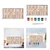 6Pcs DIY Wooden Christmas Nutcrackers Christmas Decoration Paintable Wood