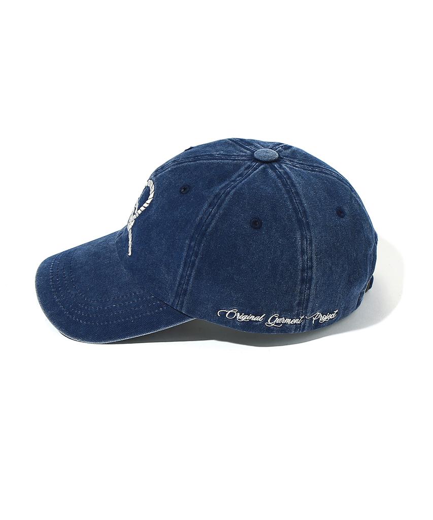 OGARP Heart Knot Embroidery Cap Navy