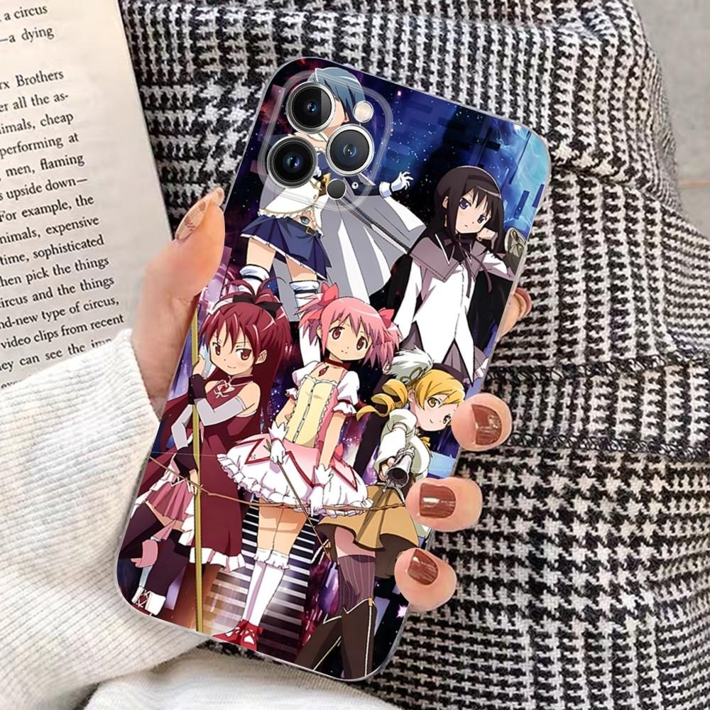 Puella Magi Madoka Magica Phone Case For iPhone 15 14 11 12 13 Mini Pro XS Max Cover 6 7 8 Plus X XR SE 2020 Funda Shell