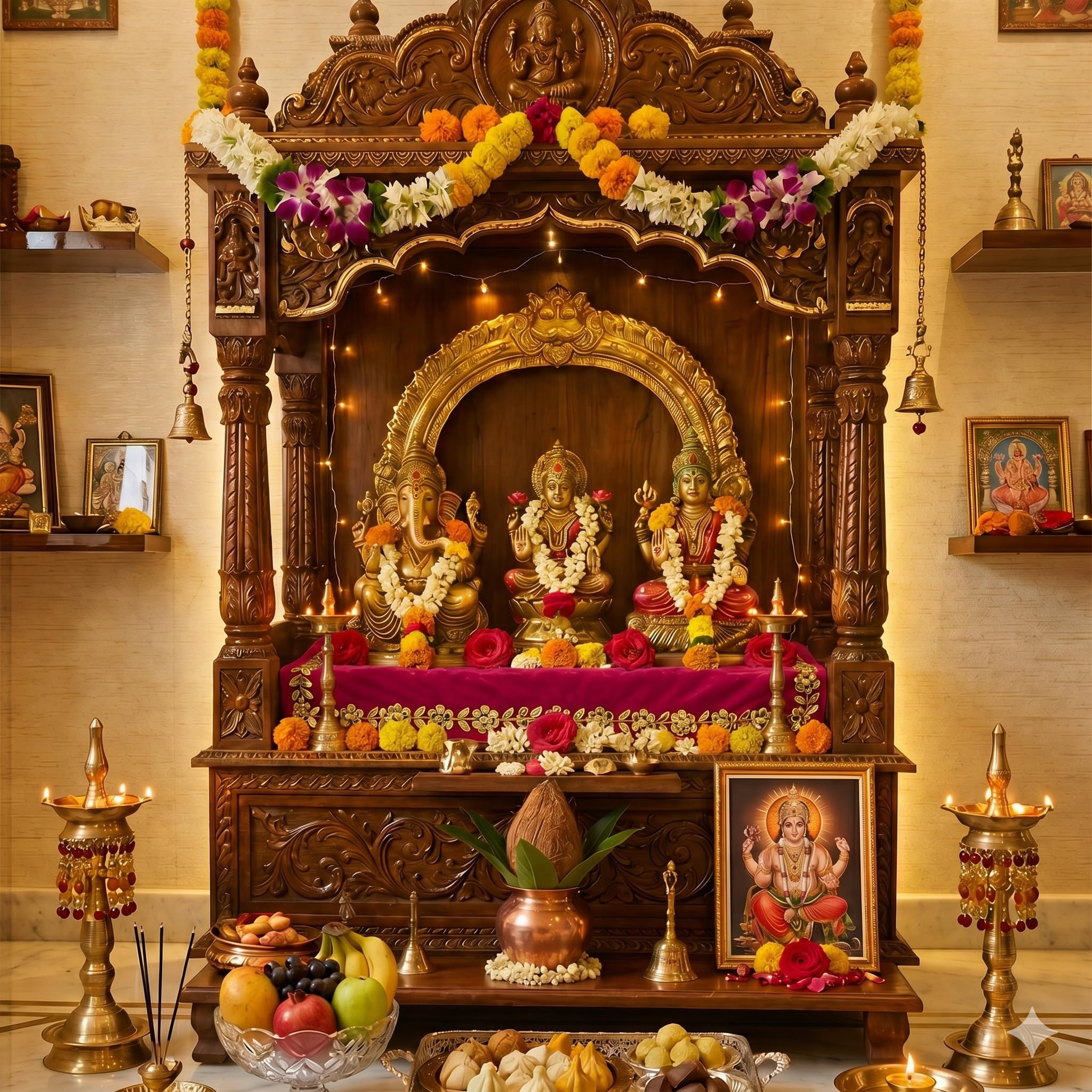 Dulhan Designer Pooja Cloth for Mandir