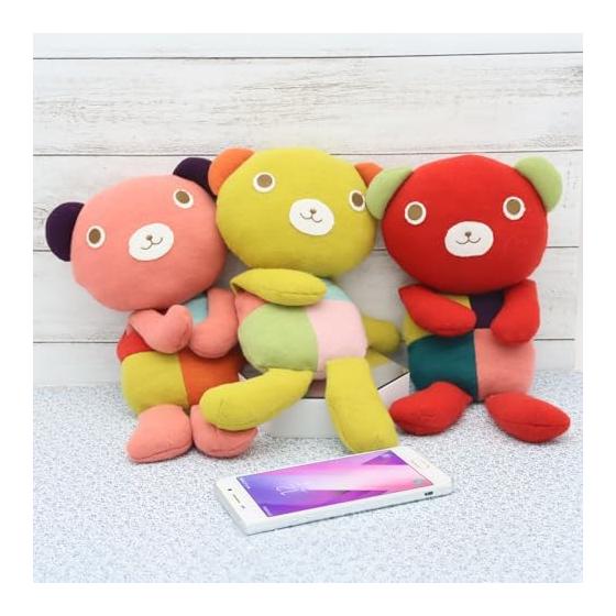 Stuffed toy COCO MOMO (S) all 3 types set
