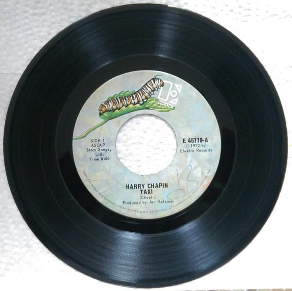 

7inch Record HARRY CHAPIN - Taxi E45770 Elektra 1972 Canada Folk Used