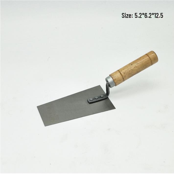 Bent Handle Stainless Steel Trowel - Bricklaying and Tiling Tool for Mortar and Plastering