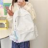 Schoolbag female high-value middle school student large-capacity Mori printed backpack cute polka dot lightweight travel backpack