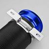 Tubo Flessibile Scalabile Regolabile da 3" per Aspirazione Aria Fredda Turbo Auto Blu