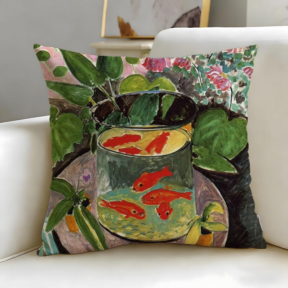 Classic Artist Henri Matisse Cushion Cover Soft & Easy-Wash Pillow Case – Versatile for Couch, Bed, Travel and Office