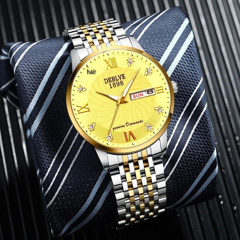 Men's High-End Waterproof Luminous Watch with Automatic Movement and Calendar