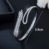 Korean Version of the New Fashionable and Exquisite Zircon-set Women's Simple Light Luxury Leaf Bracelet