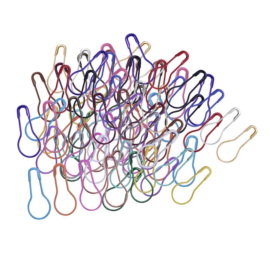 1000 Pieces Metal Gourd Safety Pins Calabash Bulb Hooks for Knitting Locking