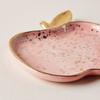 Ceramic Watermelon Apples Shape Earrings Necklace Jewelry Storage Dish Plate