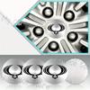 4Pcs 56mm Aluminum Car Styling Wheel Center Hub Caps Sticker For Ssangyong Korando Rexton 2 Tivolan Kyron Actyon Accessories AQ1F3