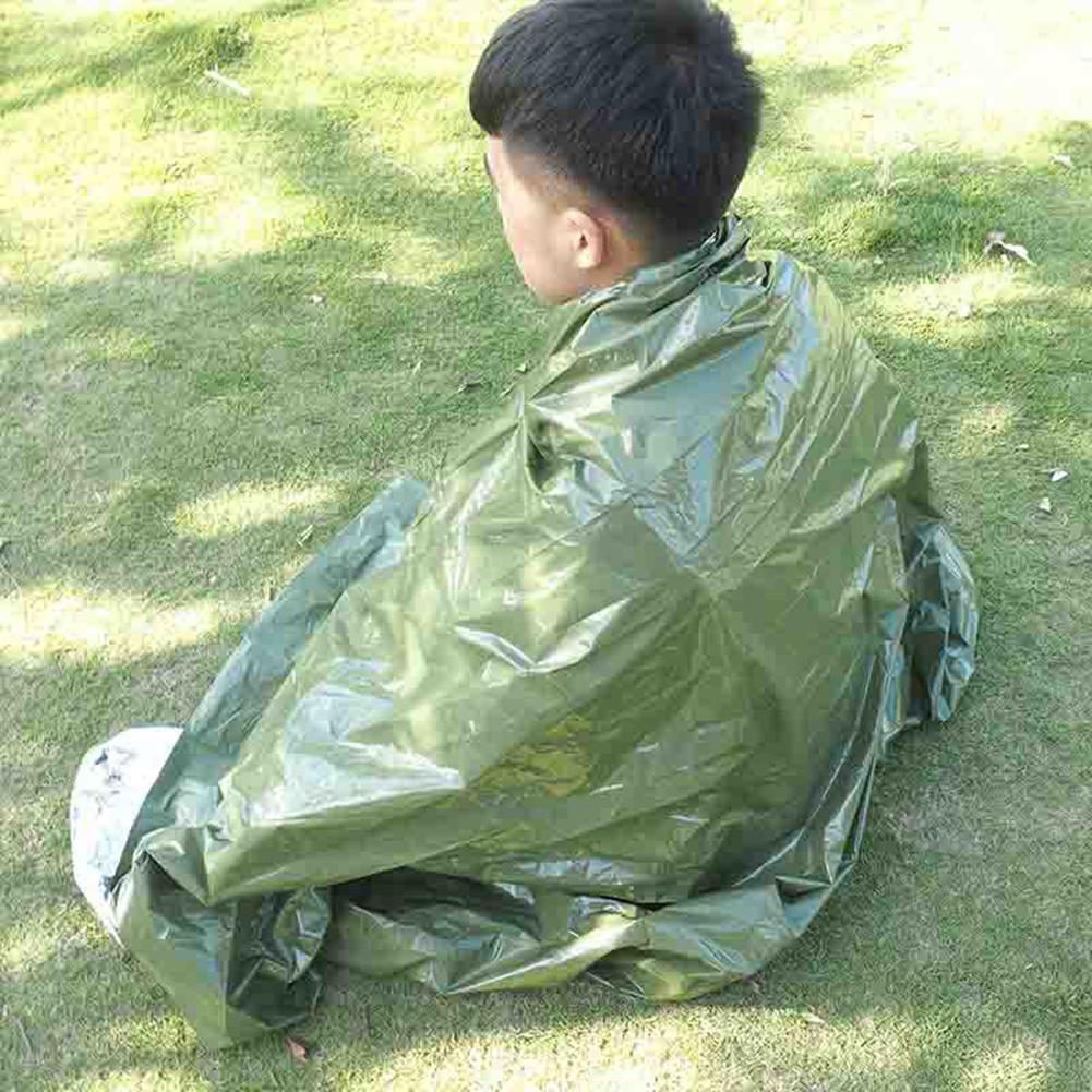 Foil Emergency Sleeping Bag Lightweight Waterproof Thermal Blanket Insulation Lifesaving for Hiking Outdoor for Travel Hunting