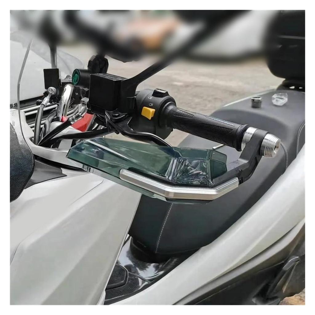 For Knuckle Guards and Handguards, Ninja 250, 300, 400, 650, 1000, 1000SX, Ninja 650 Motorcycle Handguard Shield, Windshield (Black)