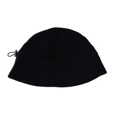 Pamata Enchi adīts jūrnieku adījums ar rokām adīts kokvilnas ar melnu cepuri, mazgājams, ar savelkamo auklu, unisex,