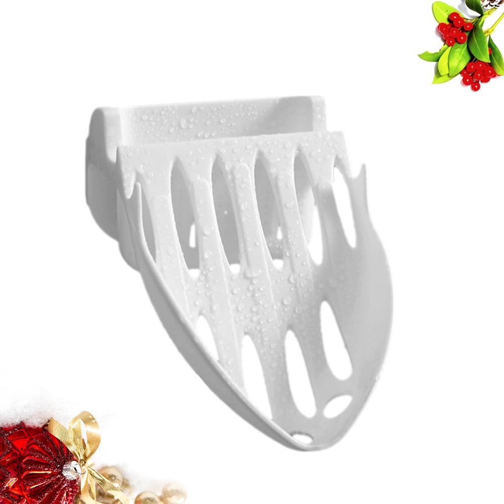 Magnetischer Seifenhalter Wandmontiert Stanzfrei Weißes Regal für Badezimmer Küchenaufbewahrung Tragbare Seifendose Wasser ableiten Lebensdauer verlängern