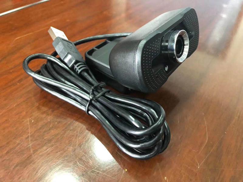 HD USB Webcam with Mic for Laptop - Driver-Free Live Streaming & Online Teaching