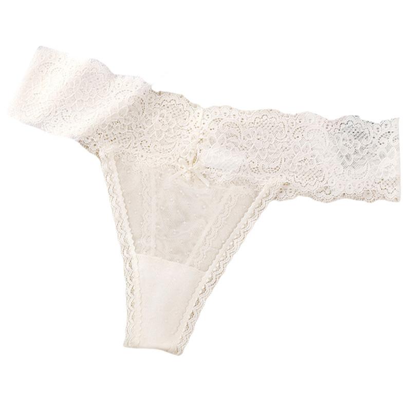 Sexy Hüfthebende Spitzen-Slips mit niedrigem Bund, atmungsaktive Dreieck-Damen-Slips
