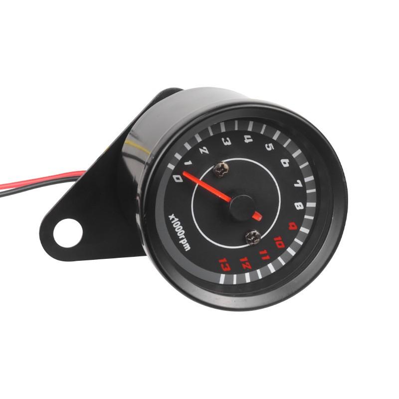 

Мотоциклетный модифицированный индуктивный тахометр стрелочный прибор ретро тахометр светодиодная двухцветная подсветка 12 В