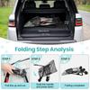 Dog Stroller with 360-degree Wheels, Foldable Pet Cart, 5 Ventilation Windows & Removable Tray, Outdoor Travel Dog Cart for Small/Medium