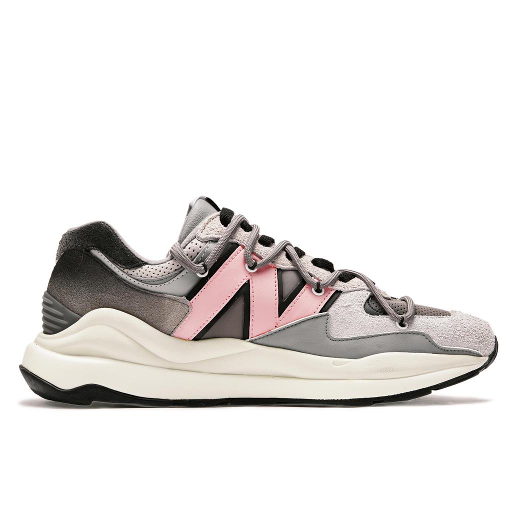 New Balance NB 5740 Slip Resistant Abrasion Resistant Low top Running Shoes Unisex Gray Pink M5740TA(Team177-)