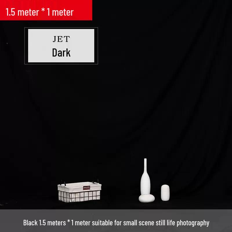 Tela de Fondo Fotográfico Gruesa en Blanco y Negro para Estudio y Sesiones de Retrato