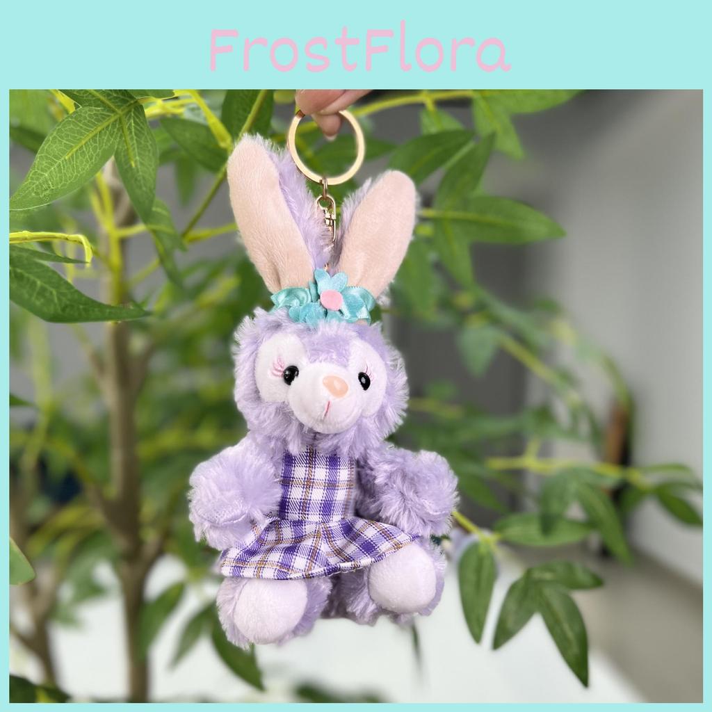 Starry Sweet Rabbit Plush Doll Keychain Fluffy Soft Toy Great Gift Idea
