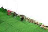 Artificial Lawn 36pcs Interlocking Artificial Grass Tiles For Patio, Balcony, Backyard, Artificial Turf Floor, 12x12 inches,Green