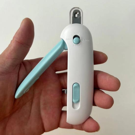 Pet Nail Clippers Adjustable Hole Dog Nail Trimmer with Ergonomic Pet Paw Grooming Tools