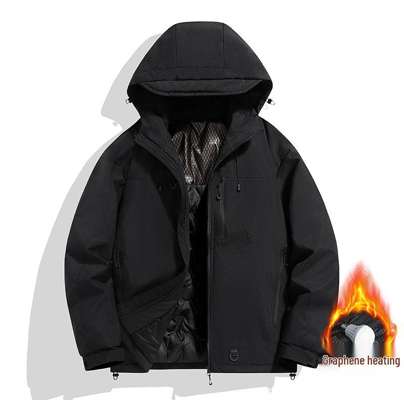 Men's 2025 Graphene Dopamine Winter Mountaineering Jacket - Thickened Warm Cotton
