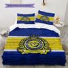 Biancheria da letto con motivo Al-Nassr, Set copripiumino Copripiumino Federa Regalo di Compleanno per la Casa(1 * copripiumino + 2 * federa, senza nucleo)
