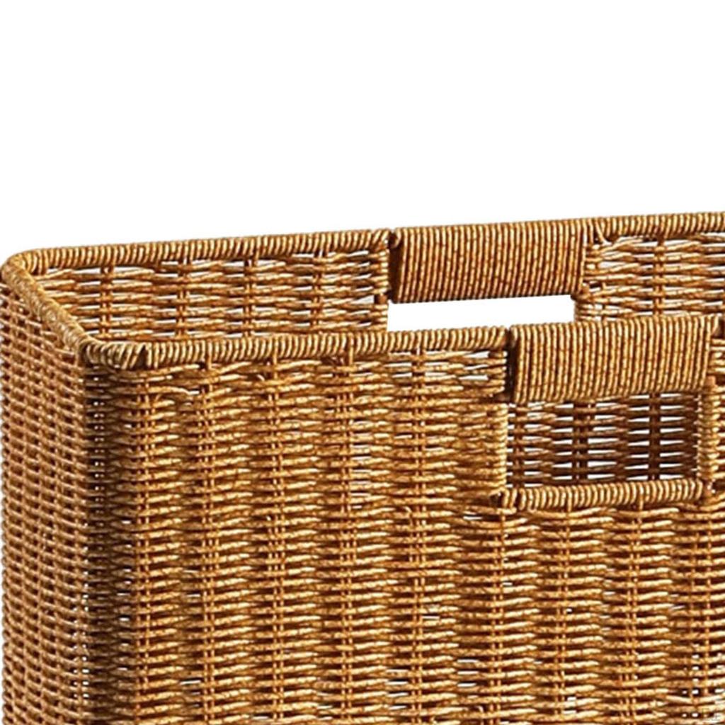 Decorative Japanese Basket for Storing Various Household Items with Handles